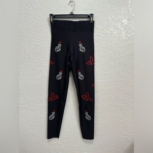 NWT Ultracor Legging- Size S & M- Color: red, black and white